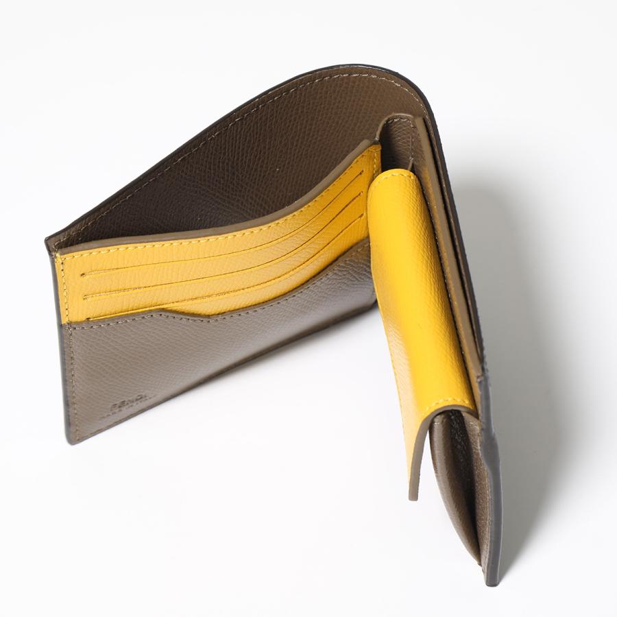 FENDI フェンディ 二つ折り財布 7M0339 AJJ8 メンズ コーテッド FENDI フェンディ 二つ折り財布 7M0339 AJJ8 メンズ コーテッド