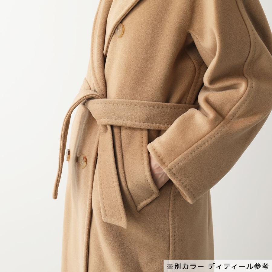 白タグ✨MaxMara フード付ロングコート カシミヤ混 紺 ライナー付 XL 白タグ✨MaxMara フード付ロングコート カシミヤ混 紺 ライナー付 XL