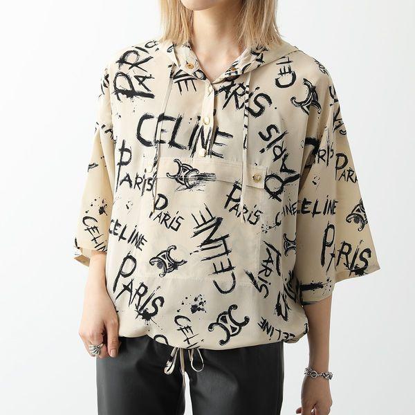 CELINE セリーヌ シャツ 2B636731R.11CN レディース 5分袖 ブルゾン 