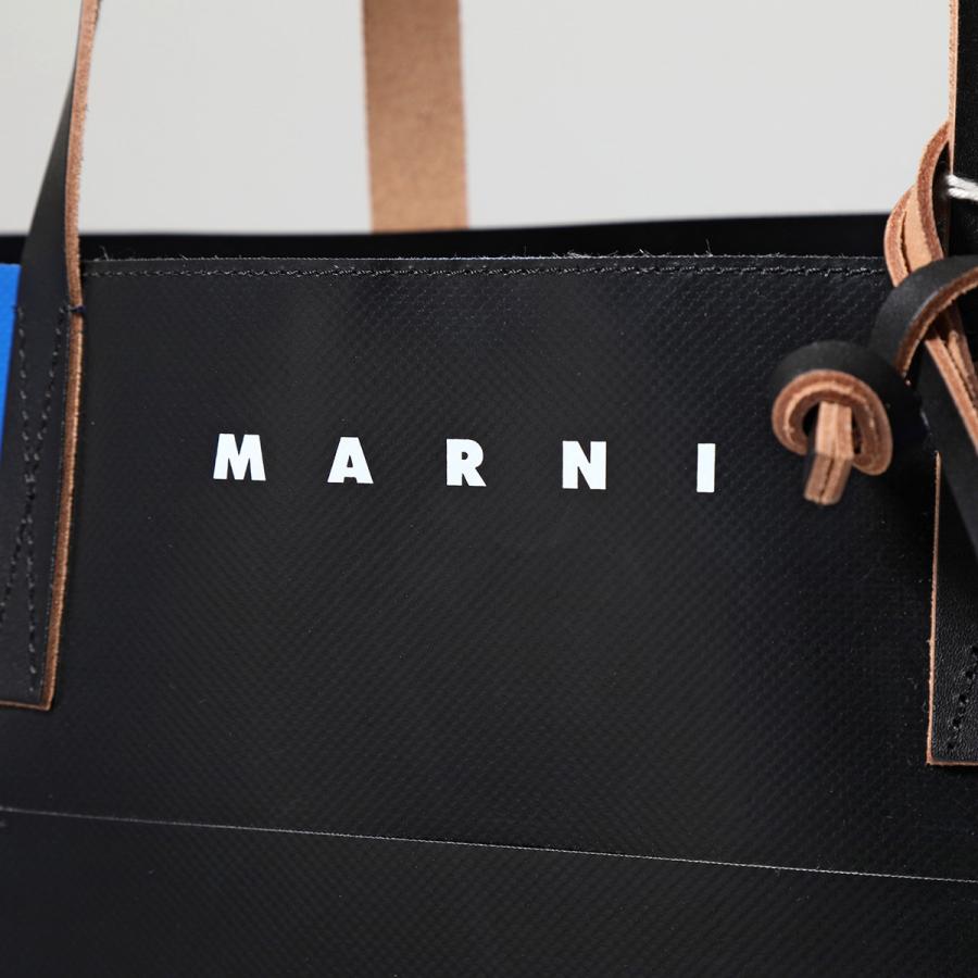 MARNI マルニ トートバッグ SHMQ0044A0 P3572 レディース PVC バイカラー TRIBECA トライベッカ ショッピングバッグ ロゴ 鞄 カラー4色｜s-musee｜19