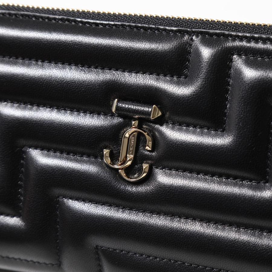 JIMMY CHOO Jimmy Choo ジミーチュウ ラウンドファスナー長財布 PIPPA 