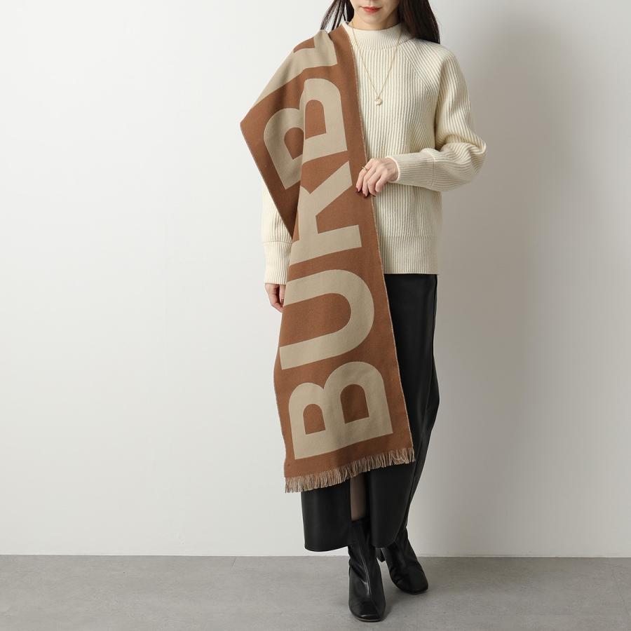 BURBERRY バーバリー マフラー MU B TXT E WL FTBL 8057148 8054214 8057147 レディース ロゴ ウール ジャカード ストール カラー3色｜s-musee｜06