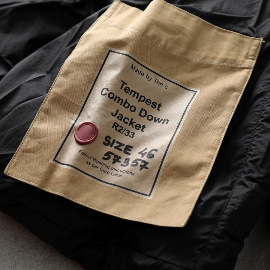 Ten-C（テンシー） Ten c ダウンジャケット TEMPEST COMBO DOWN JACKET