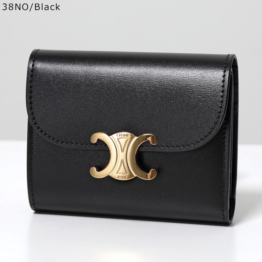 Celine 精美ショートウォレット CELINE（セリーヌ） 二つ折り財布 Small Flap Wallet 10D783DPV