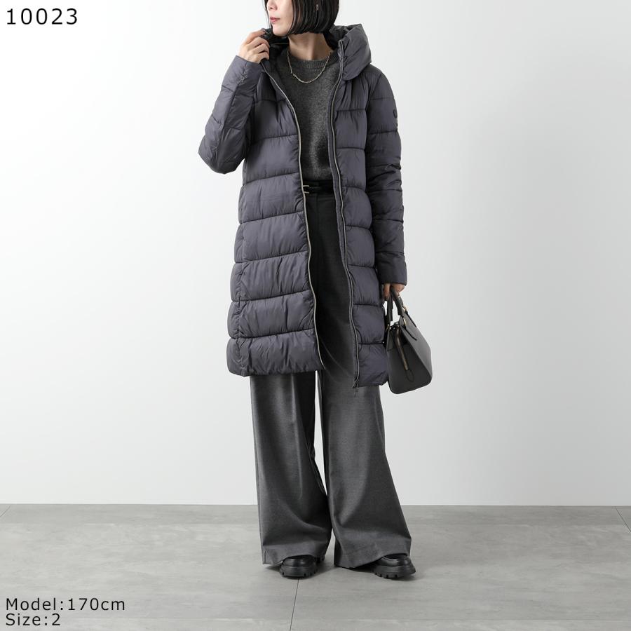 セイブザダックエコダウンレディースロングコート SAVE THE DUCK セイブザダック エコダウン LYSA D40279W IRIS