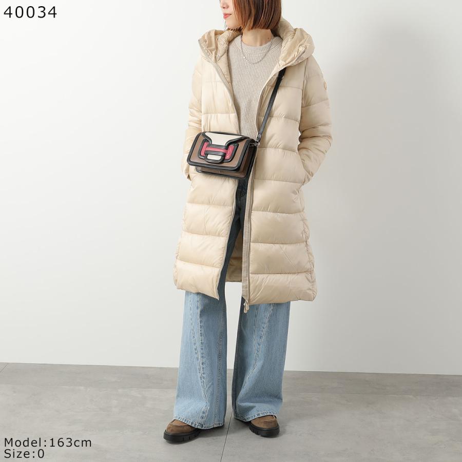 SAVE THE DUCK セイブザダック エコダウン LYSA D40279W IRIS レディース フード付き 中綿ジャケット ロングコート ナイロン 撥水 カラー5色の画像