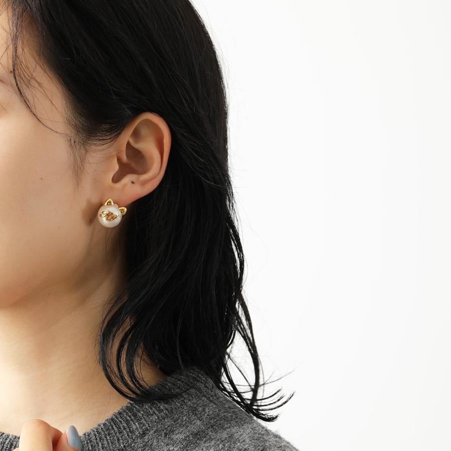 Roger Vivier（ロジェヴィヴィエ） ピアス RV PEARL CAT パール