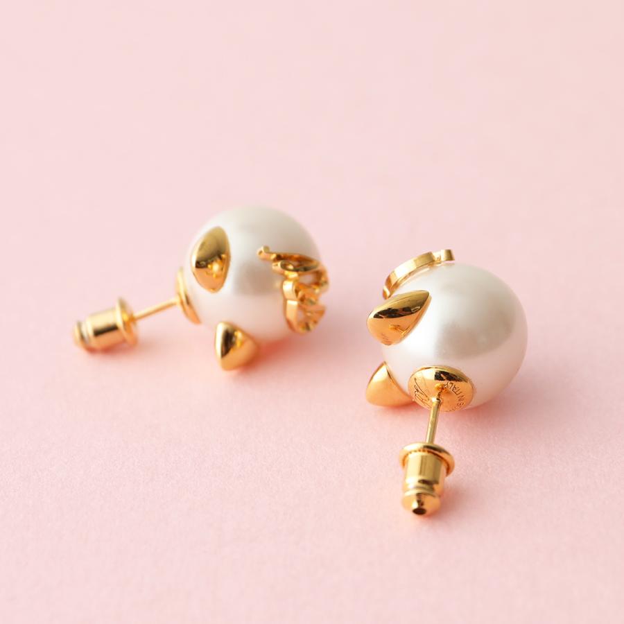 Roger Vivier ROGER VIVIER ロジェヴィヴィエ ピアス RV PEARL CAT