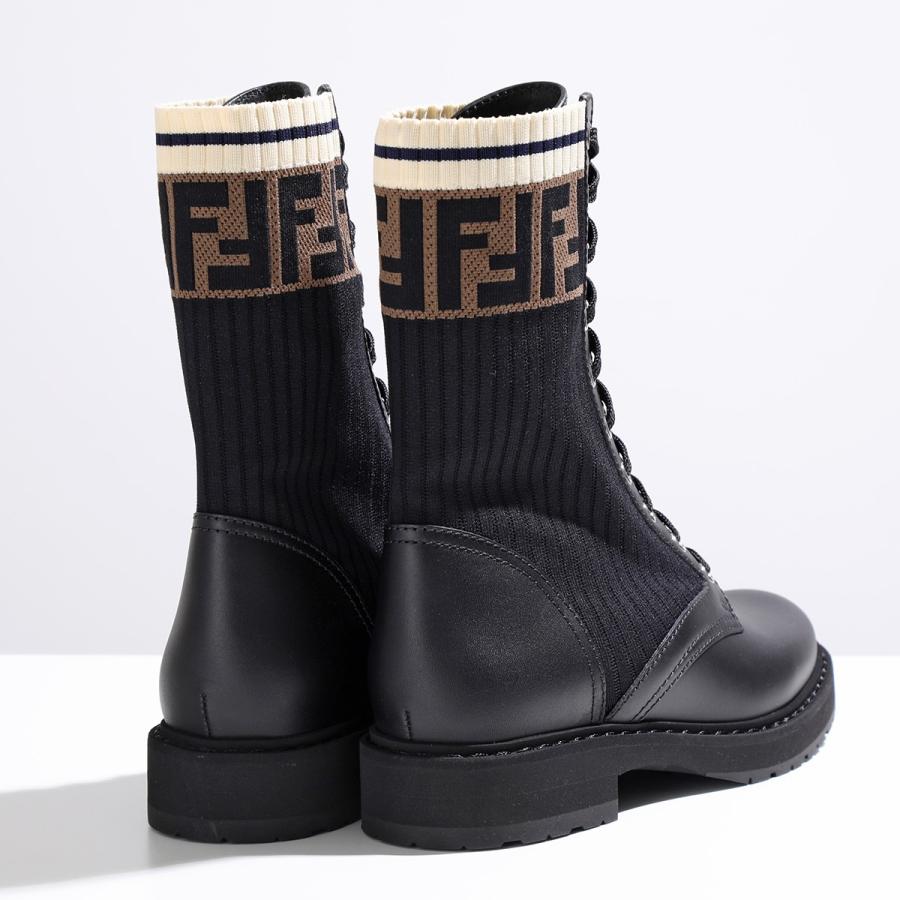 FENDI レースアップブーツズッカ柄ショート