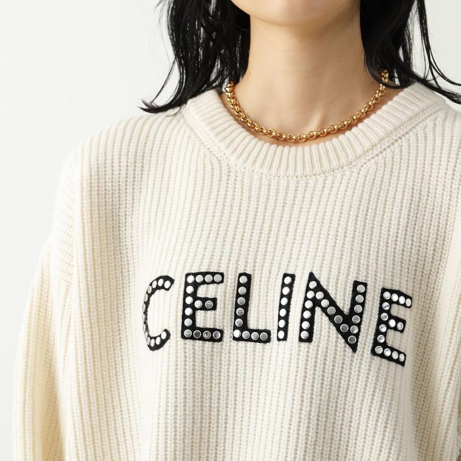 CELINE セリーヌ ニット セーター 2A68W642Q.01OW レディース スタッズ