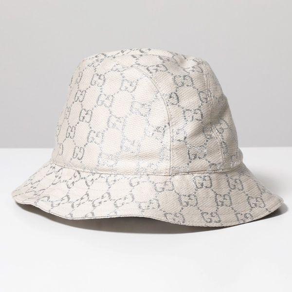 GUCCI グッチ バケットハット 631951 3HK74 レディース GG ラメ HAT 帽子 9000 340908117インポート