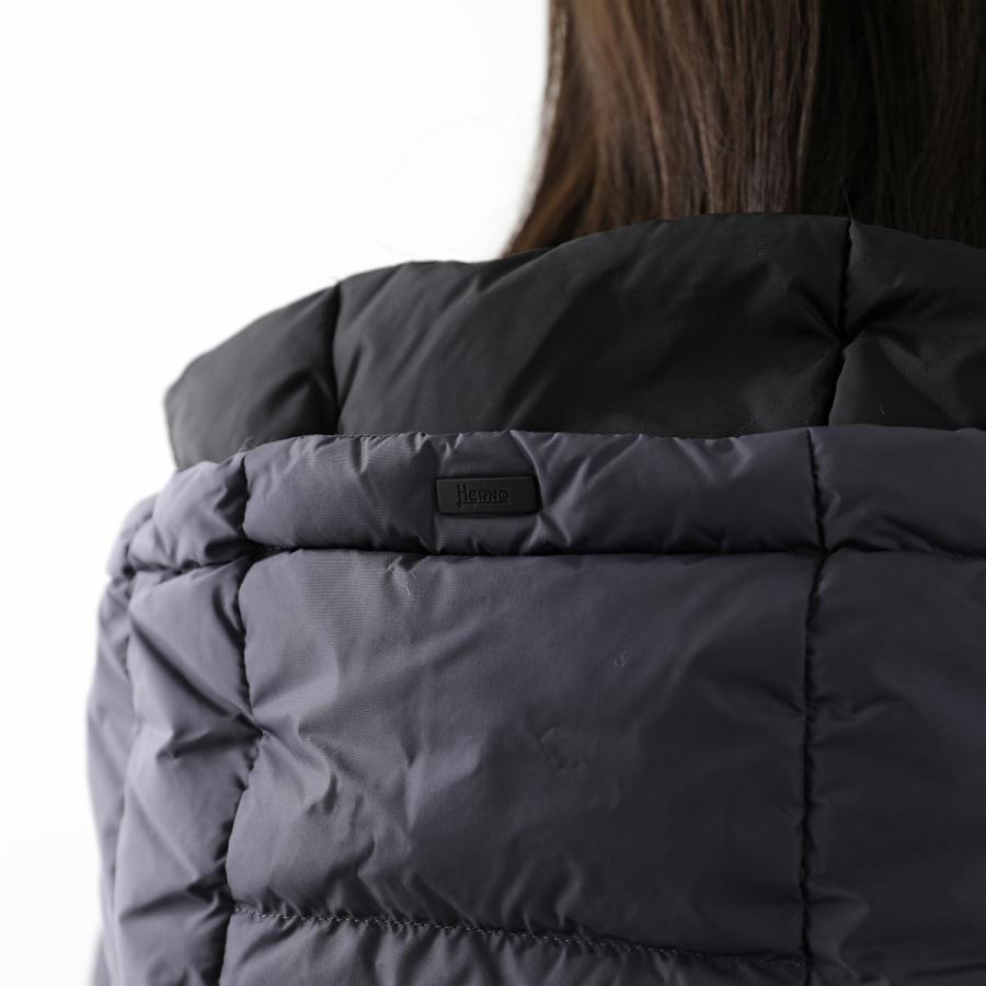 HERNO（ヘルノ） ダウンジャケット PI001510D 12004 レディース フーテッド ブルゾン Wインナー POLAR-TECH ...