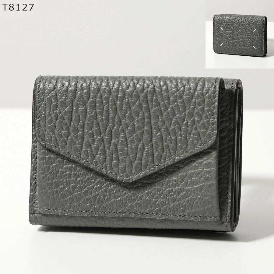 MAISON MARGIELA メゾンマルジェラ 三つ折り財布 S36UI0416 P4455 レディース レザー ミニ財布 豆財布 4ステッチ S36UI0416P4455T8013の画像
