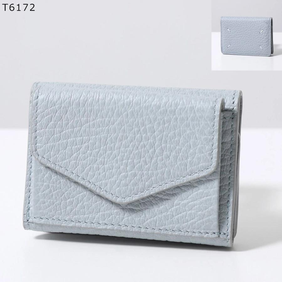 MAISON MARGIELA メゾンマルジェラ 三つ折り財布 S36UI0416 P4455 レディース レザー ミニ財布 豆財布 4ステッチ S36UI0416P4455T8013の画像