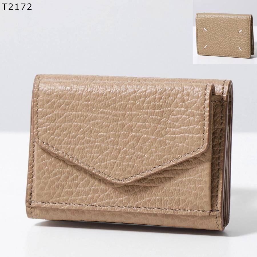 MAISON MARGIELA メゾンマルジェラ 三つ折り財布 S36UI0416 P4455 レディース レザー ミニ財布 豆財布 4ステッチ S36UI0416P4455T8013の画像