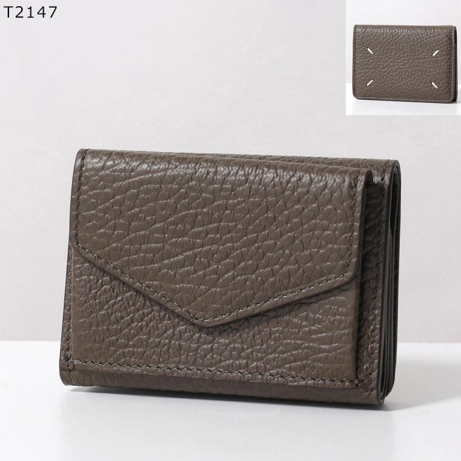 MAISON MARGIELA メゾンマルジェラ 三つ折り財布 S36UI0416 P4455 レディース レザー ミニ財布 豆財布 4ステッチ S36UI0416P4455T8013の画像