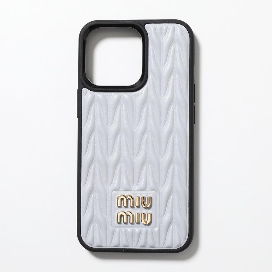 miu MIUMIU ミュウミュウ iPhone13Pro 専用ケース 5ZH149 2FPP miu MIUMIU ミュウミュウ iPhone13Pro 専用ケース 5ZH149 2FPP
