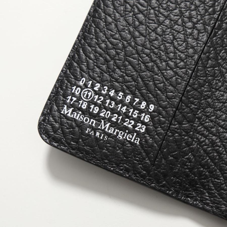 Maison Margiela キーケース 黒 レザー Maison Margiela メゾンマルジェラ グレインレザー 6連 キー