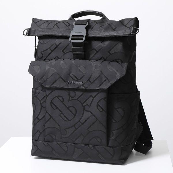 BURBERRY バーバリー バックパック ML ORVILLE MJ3 8053269 メンズ リュック TBロゴ モノグラム ジャガード 鞄  A1189/BLACK :340916601:インポートセレクト musee - 通販 - Yahoo!ショッピング