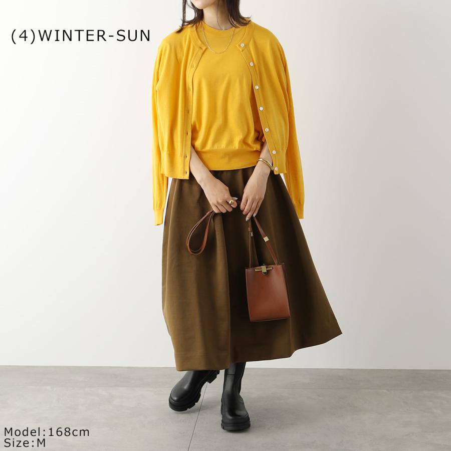 美品 JOHN SMEDLEY バイカラー カーディガン 2トーン キャメル M JOHN