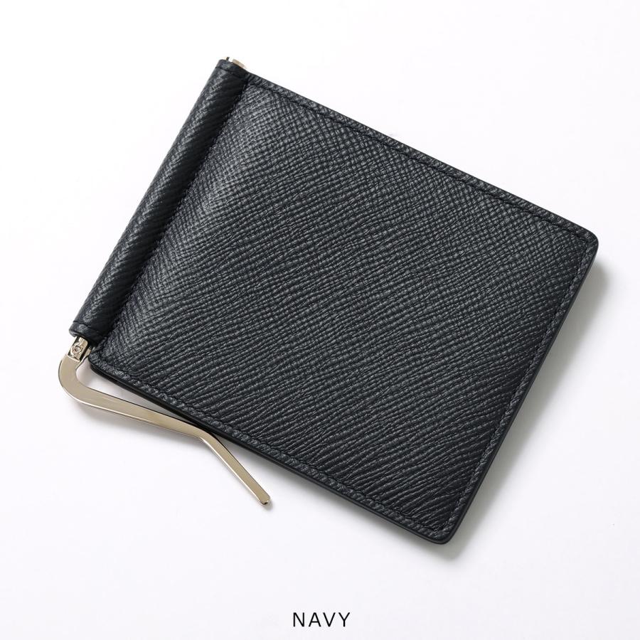 Smythson（スマイソン） 二つ折り財布 PMA MONEY CLIP WALLET メンズ