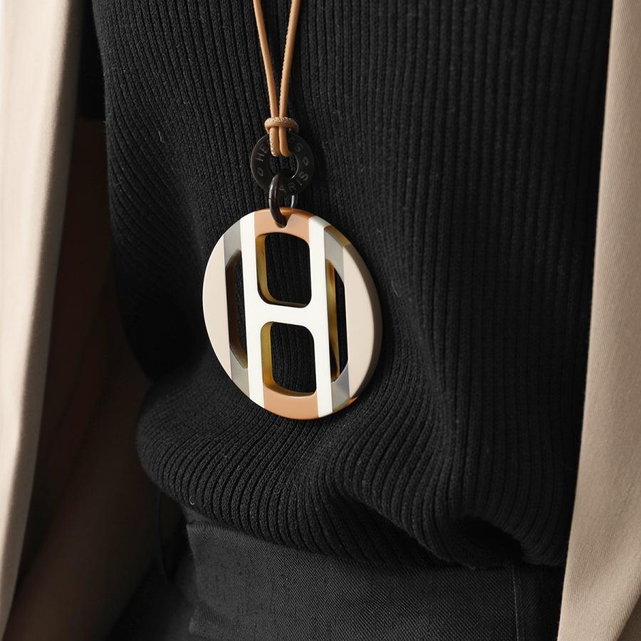 HERMES（エルメス） ネックレス H EQUIPE エキップ バッファローホーン