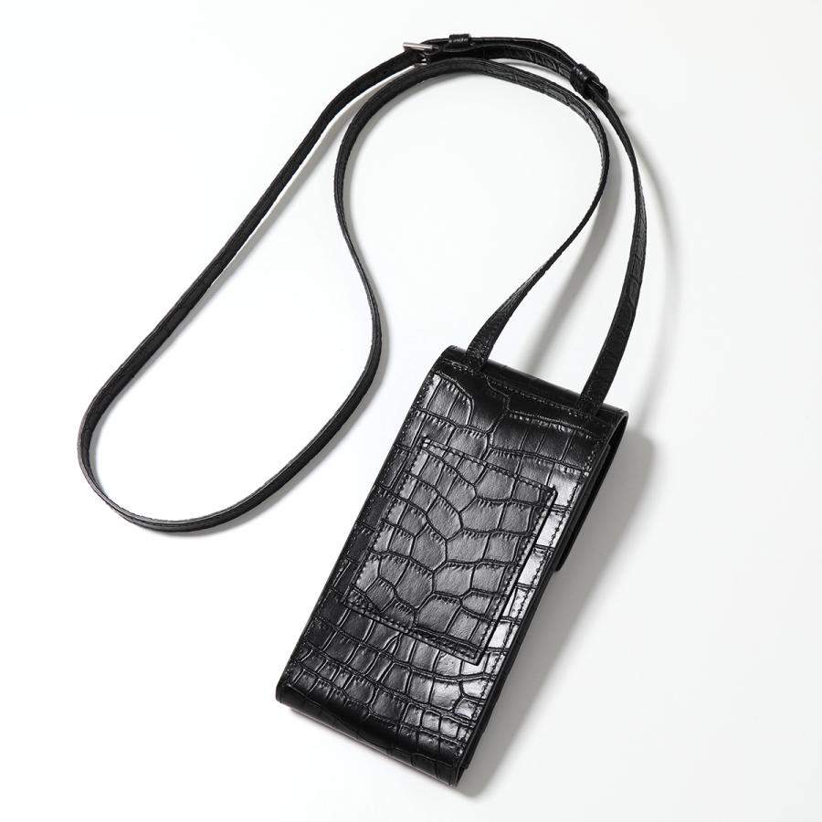 SAINT LAURENT サンローラン フォンケース 667713 DZE0E メンズ クロコ