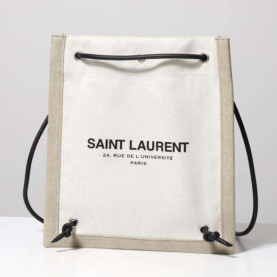 SAINT LAURENT サンローラン ショルダーバッグ UNIVERSITE 710272 95GFE FAAPS FAAVW レディース ロゴ フラット クロスボディ ナップサック 鞄 カラー2色の画像