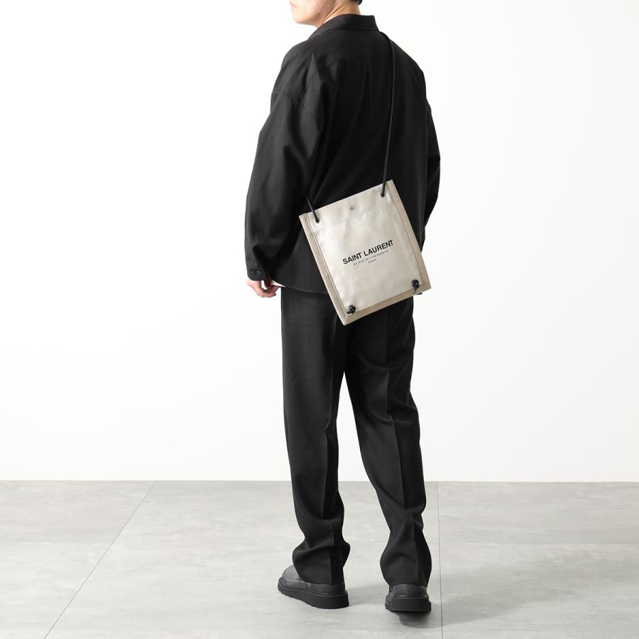 SAINT LAURENT サンローラン ショルダーバッグ UNIVERSITE 710272 95GFE FAAPS FAAVW レディース ロゴ フラット クロスボディ ナップサック 鞄 カラー2色の画像