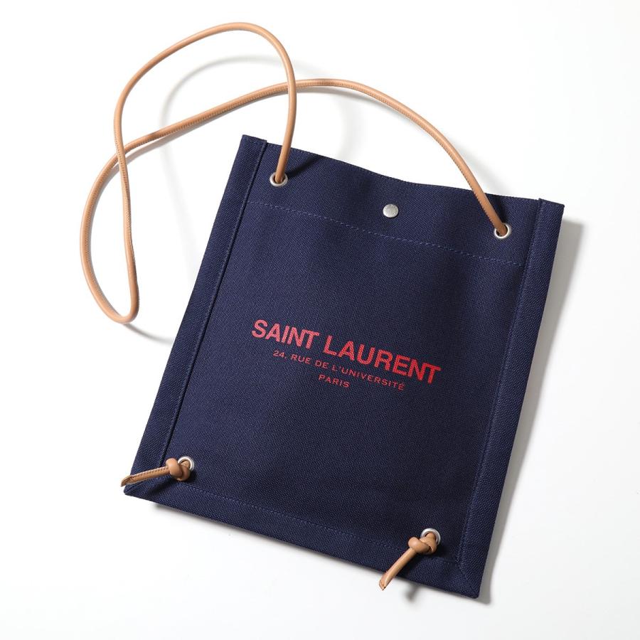 SAINT LAURENT サンローラン ショルダーバッグ UNIVERSITE 710272 95GFE FAAPS FAAVW レディース ロゴ フラット クロスボディ ナップサック 鞄 カラー2色の画像