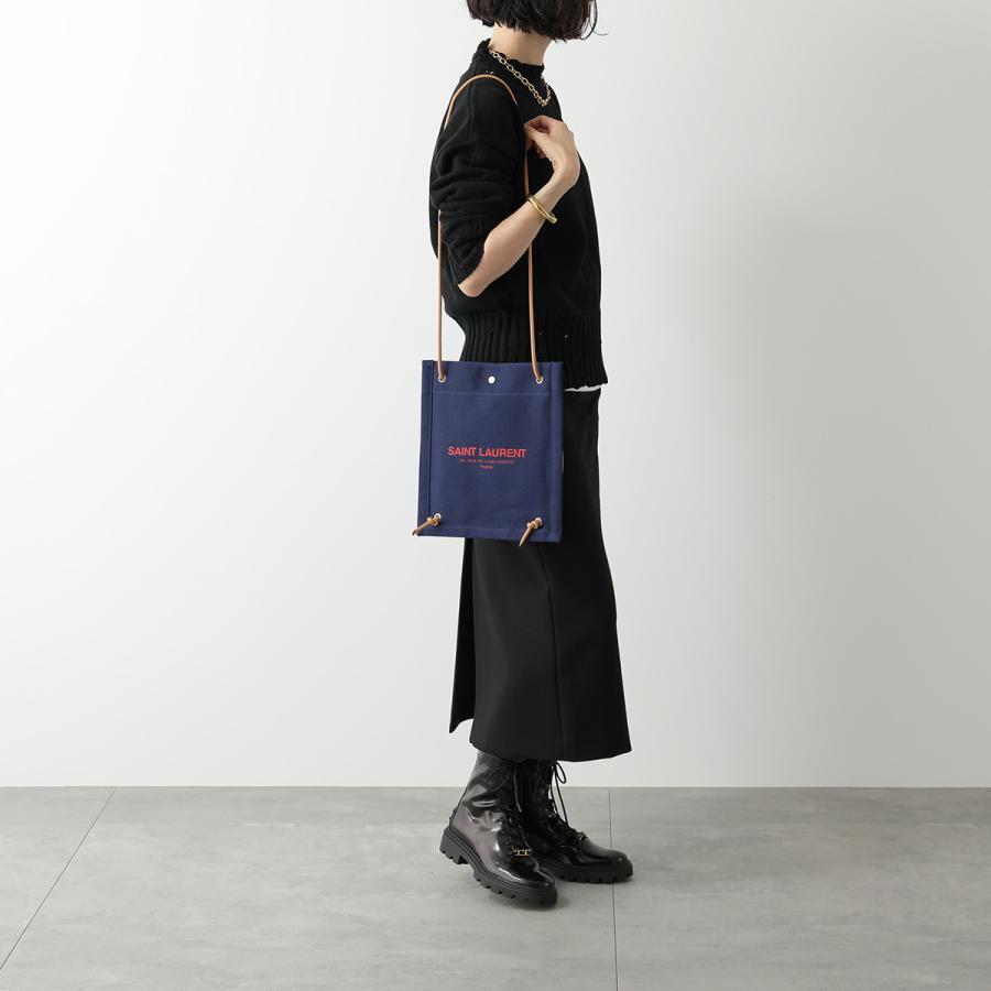 SAINT LAURENT サンローラン ショルダーバッグ UNIVERSITE 710272 95GFE FAAPS FAAVW レディース ロゴ フラット クロスボディ ナップサック 鞄 カラー2色の画像