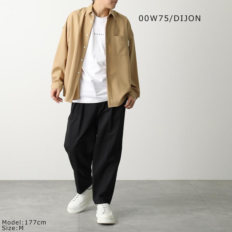 MARNI マルニ 長袖 シャツ CUMU0061X3 CUMU0061A3 TW839 メンズ バージンウール トロピカルシャツ シャツジャケット セットアップ可能 カラー7色の画像