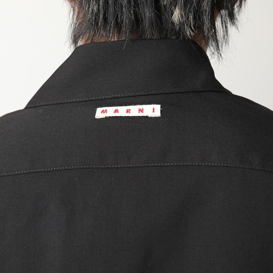 MARNI マルニ 長袖 シャツ CUMU0061X3 CUMU0061A3 TW839 メンズ バージンウール トロピカルシャツ シャツジャケット セットアップ可能 カラー7色の画像