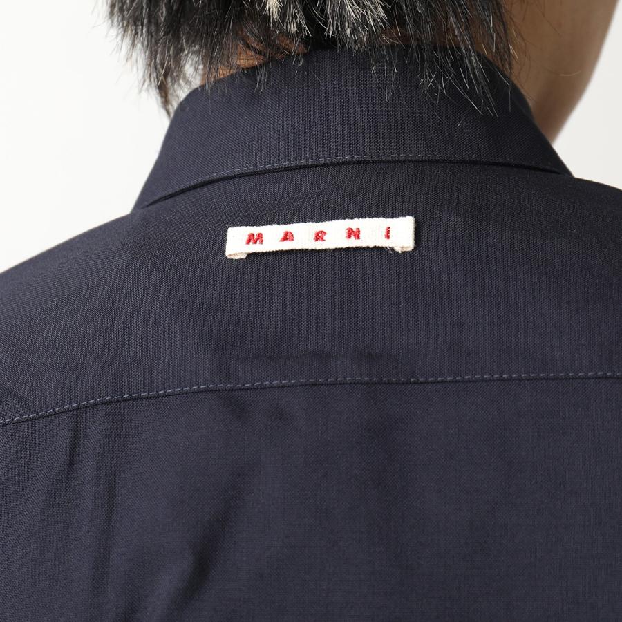 MARNI マルニ 長袖 シャツ CUMU0061X3 CUMU0061A3 TW839 メンズ バージンウール トロピカルシャツ シャツジャケット セットアップ可能 カラー7色の画像