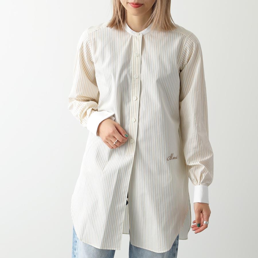 MARNI マルニ ブラウス CAMA0488QS UTC171 レディース ノーカラー 長袖 