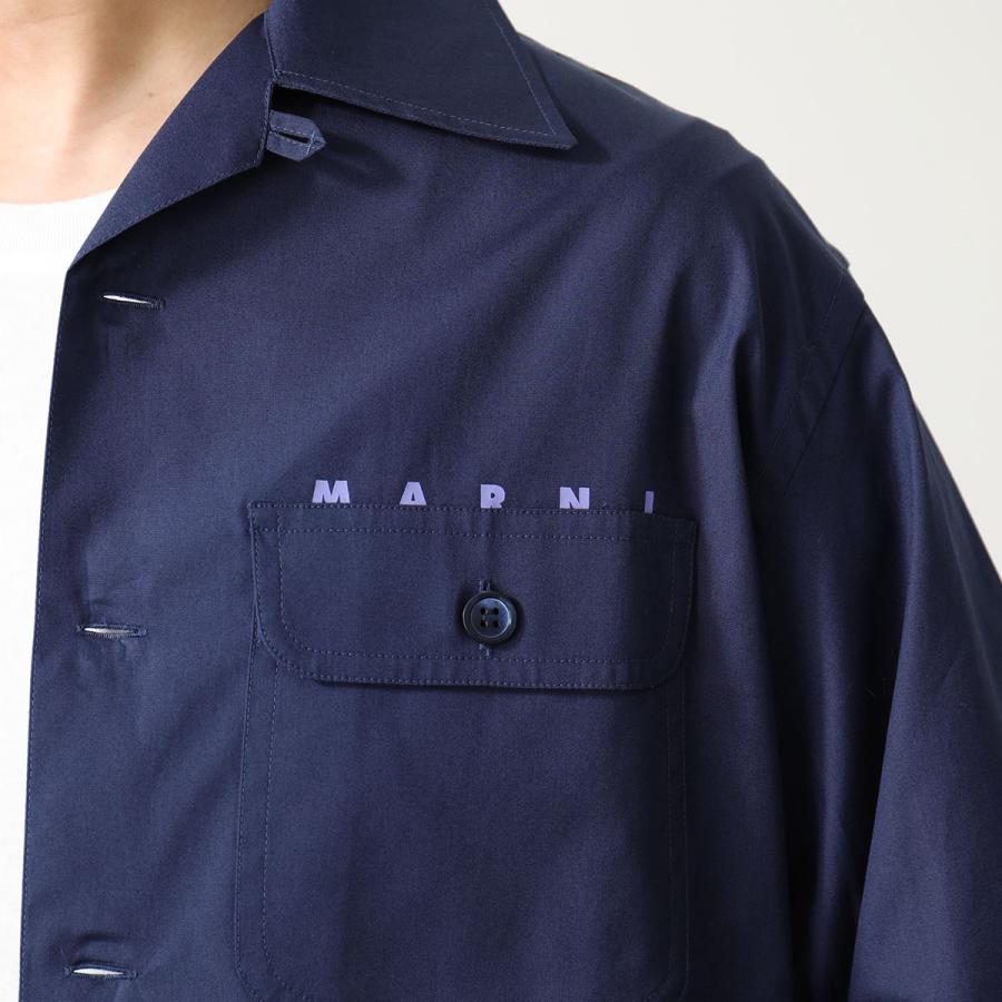 MARNI マルニ 長袖 シャツ CUMU0246P1 USCT88 メンズ ロゴ ボーリング 