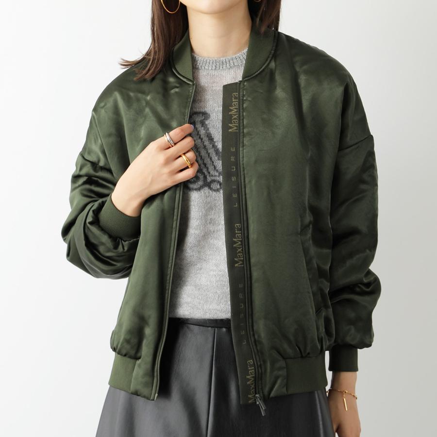 MAX MARA マックスマーラ ジャケット SIERRA レディース ボンバージャケット サテン ブルゾン LEISURE 003 オリーブグリーン  : 340927062 : インポートセレクト musee - 通販 - Yahoo!ショッピング