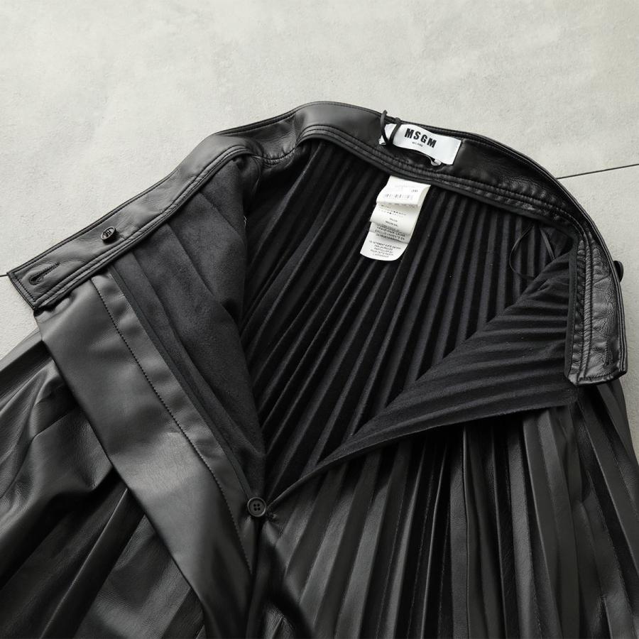 MSGM★ロゴウエスト★プリーツロングスカート ケシプリーツロングスカート/MAJESTIC LEGON(マジェスティックレゴン
