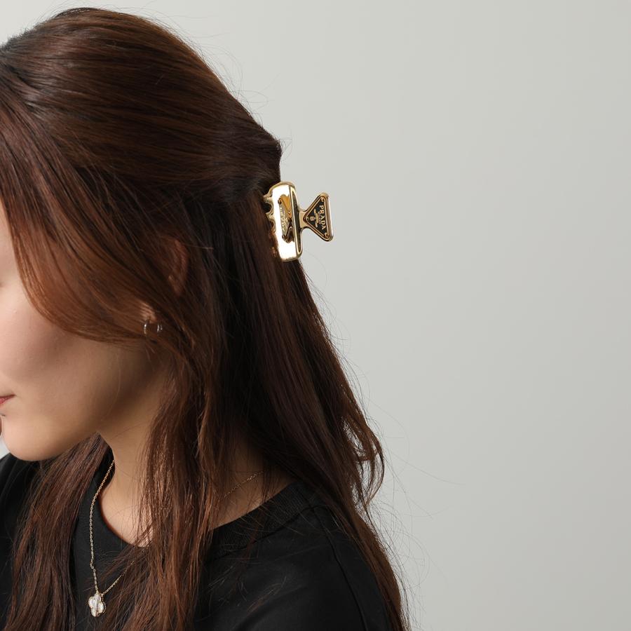 PRADA（プラダ） ヘアクリップ 1IF087 2BA6 レディース メタル 三角