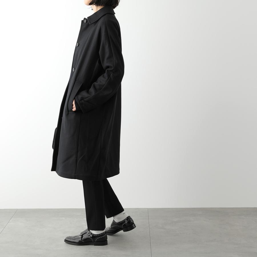 MACKINTOSH マッキントッシュ ステンカラーコート FAIRLIE MO7129 MOP5717 ウール ライトメルトン ロングコート BLACK｜s-musee｜03