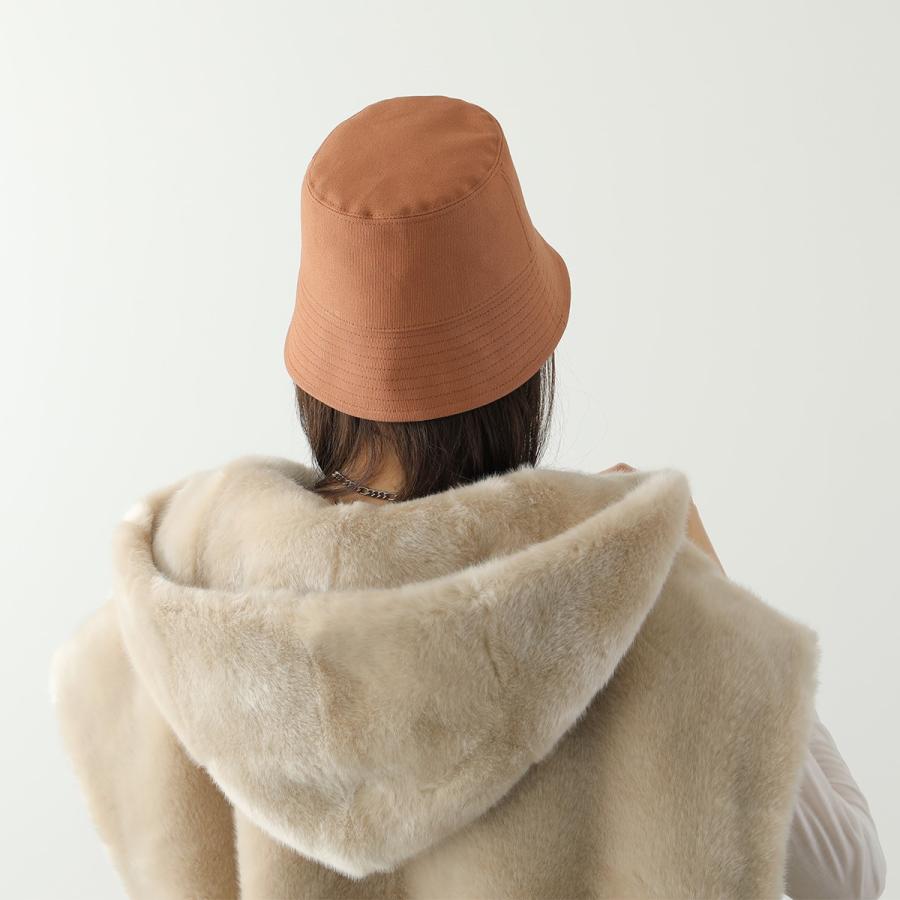 STELLA McCARTNEY ステラマッカートニー バケットハット 900453 WP0113 レディース リバーシブル ロゴ刺繍 コットン 帽子 2312/COGNAC/BLACK STELLA McCARTNEY ステラマッカートニー バケットハット WP0113 レディース リバーシブル ロゴ刺繍 コットン 帽子 2312/COGNAC/BLACK