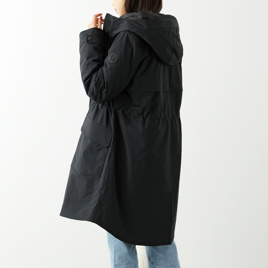 WOOLRICH ウールリッチ ダウンジャケット LONG MILITARY 3IN1 PARKA ロングミリタリーパーカ WWOU0931FR UT3339 レディース インナーダウン付き 100/BLACK｜s-musee｜05