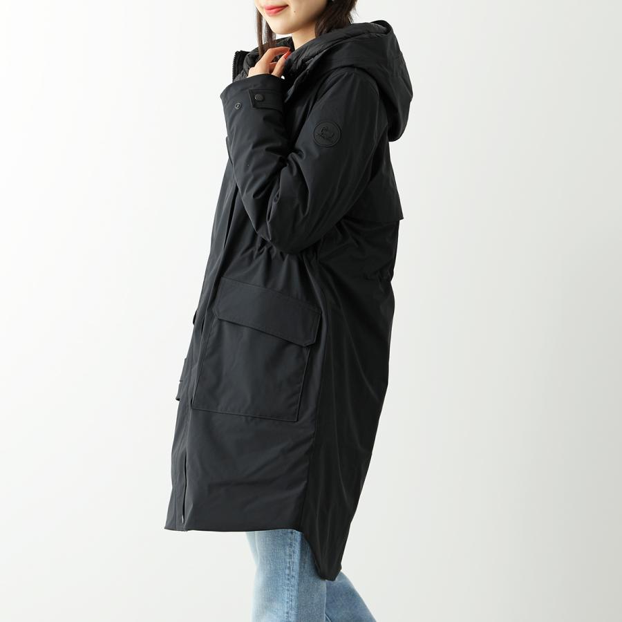 WOOLRICH ウールリッチ ダウンジャケット LONG MILITARY 3IN1 PARKA ロングミリタリーパーカ WWOU0931FR UT3339 レディース インナーダウン付き 100/BLACK｜s-musee｜08