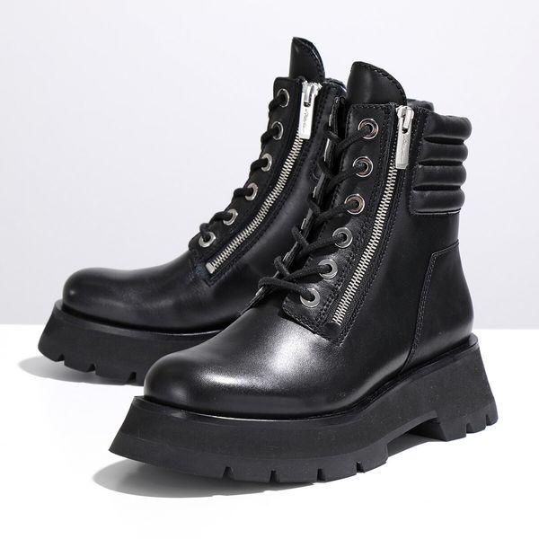 3.1 Phillip Lim スリーワンフィリップリム ショートブーツ Kate Lug Sole Double Zip Boot SSF0 T742SEN レディース ダブルジップブーツ