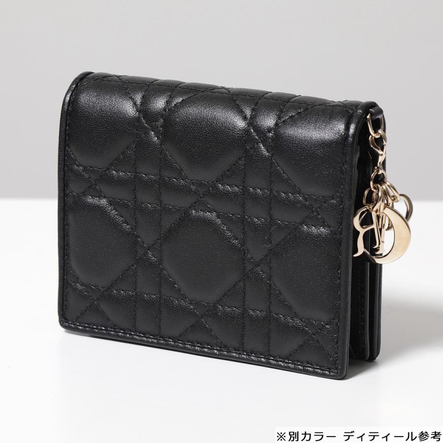 Dior ディオール 二つ折り財布 LADY DIOR MINI WALLET S0178ONMJ