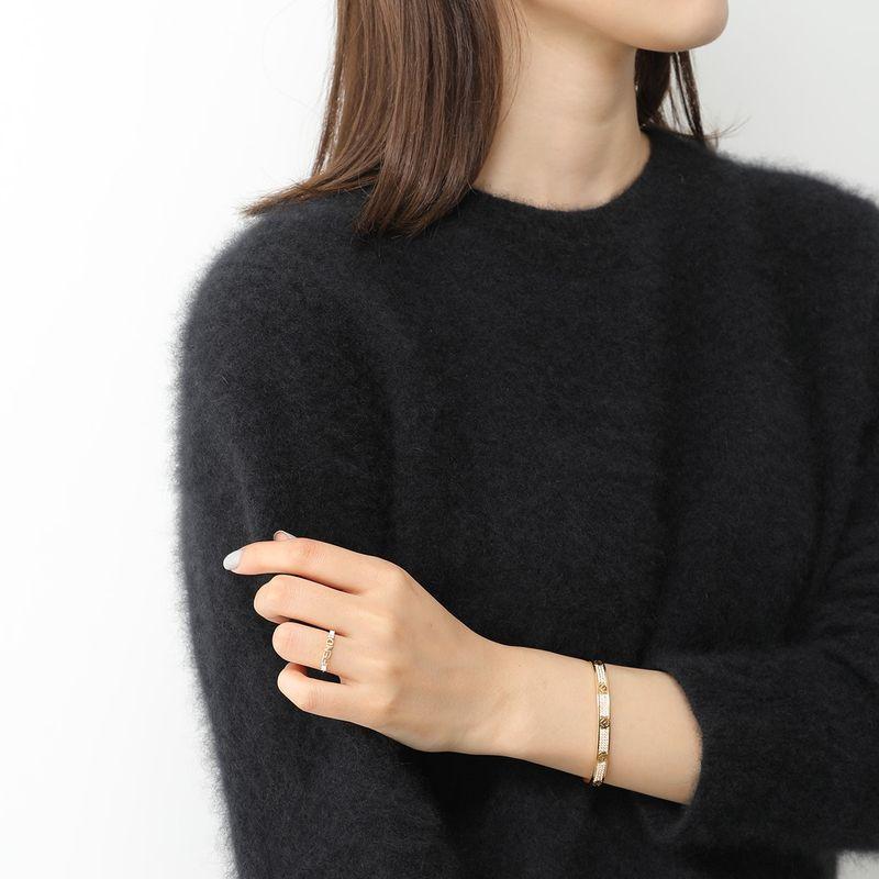 FENDI（フェンディ） リング 8AH39 36DM レディース ロゴ クリスタル
