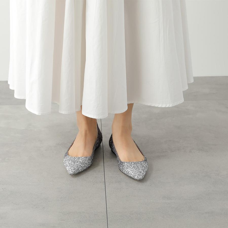 JIMMY CHOO Jimmy Choo ジミーチュウ フラットパンプス ROMY JIMMY CHOO Jimmy Choo ジミーチュウ フラットパンプス ROMY