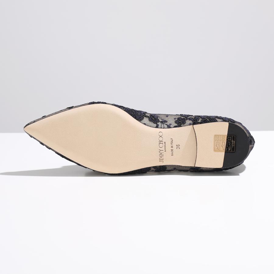 JIMMY CHOO Jimmy Choo ジミーチュウ フラットパンプス GALA ORE JIMMY CHOO Jimmy Choo ジミーチュウ フラットパンプス GALA ORE