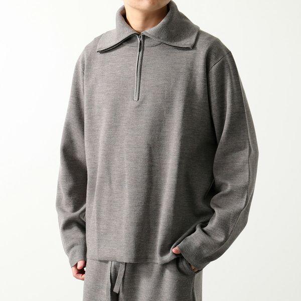 茄子紺 スタジオニコルソン ハーフジップ | giulianacividanes.com.br