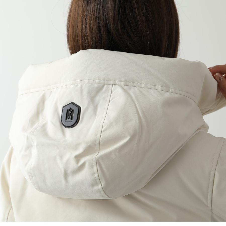 未使用★Mackage｜KINSLEE NF 稀少 人気 ダウン クリーム M Mackage マッカージュ ダウンジャケット KINSLEE-NF レディース